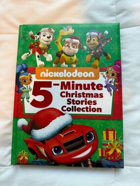 Nickelodeon 5 Minute Stories Christmas Book Kids NEW Hardcover